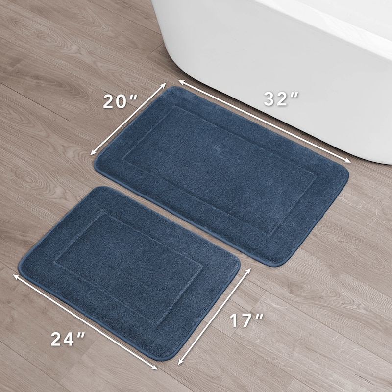 Oliver Brown Terry Memory Foam Bath Mat