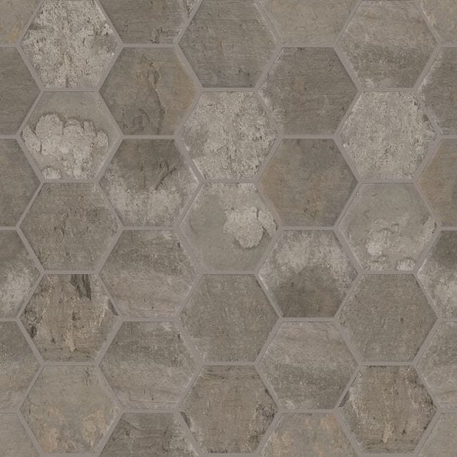 Shaw 571TS City Lights - 6" x 7" Hexagon Floor and Wall Tile -