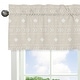 preview thumbnail 4 of 4, Boho Aztec Geometric Window Curtain Valance - Gender Neutral Beige Taupe Tan Bohemian Southwest Tribal for Llama Collection