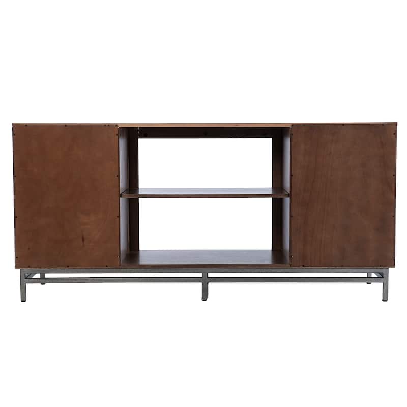 SEI Furniture Dibbonly Media TV Stand w/ Storage for TV's up to 56"