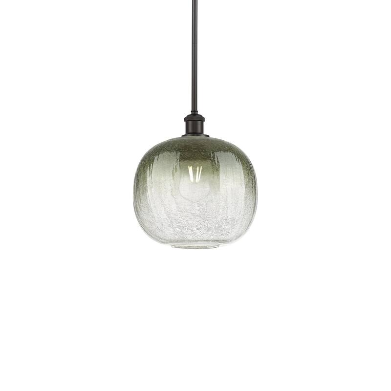 Innovations Lighting 516-1S-12-11 Brookhaven Sphere Pendant Brookhaven - Oil Rubbed Bronze / Slate