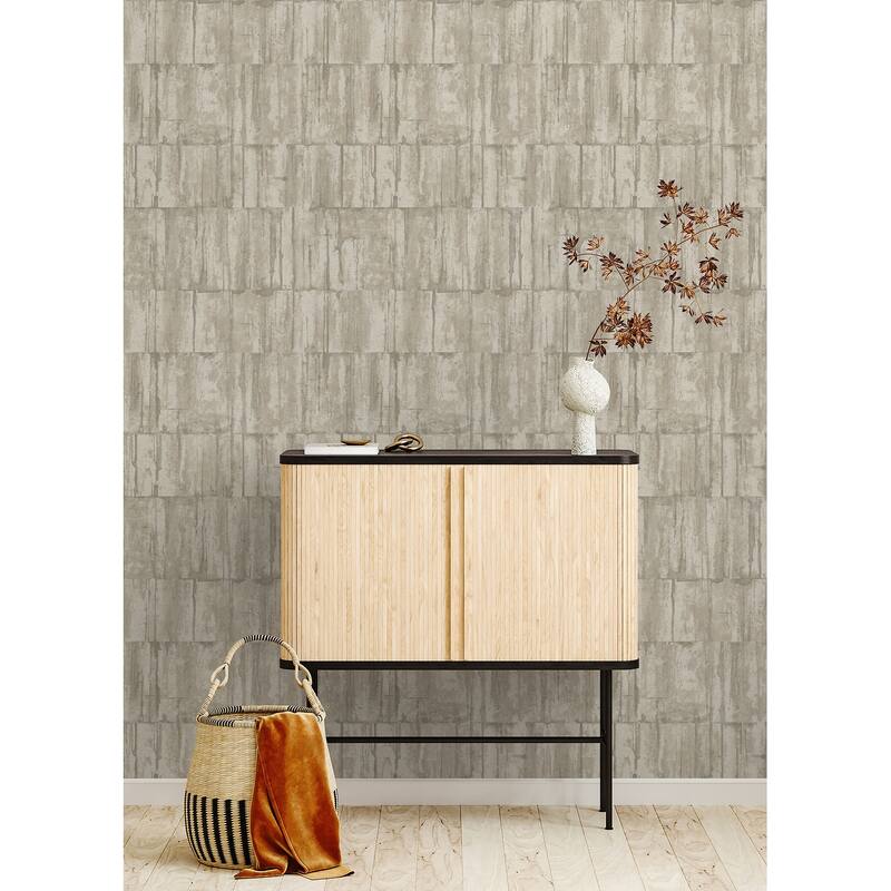 Advantage Buck Taupe Horizontal Wallpaper - 20.9 x 396 x 0.025