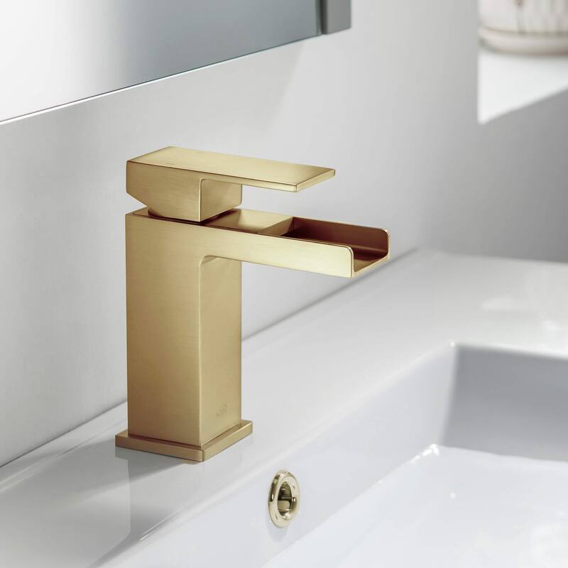 Waterfall Single Handle Bathroom Vanity Sink Faucet