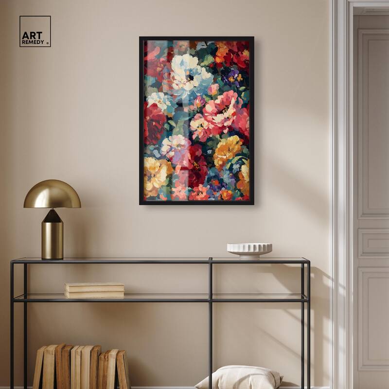 Garden Tapestries I Shadowbox by Art Remedy