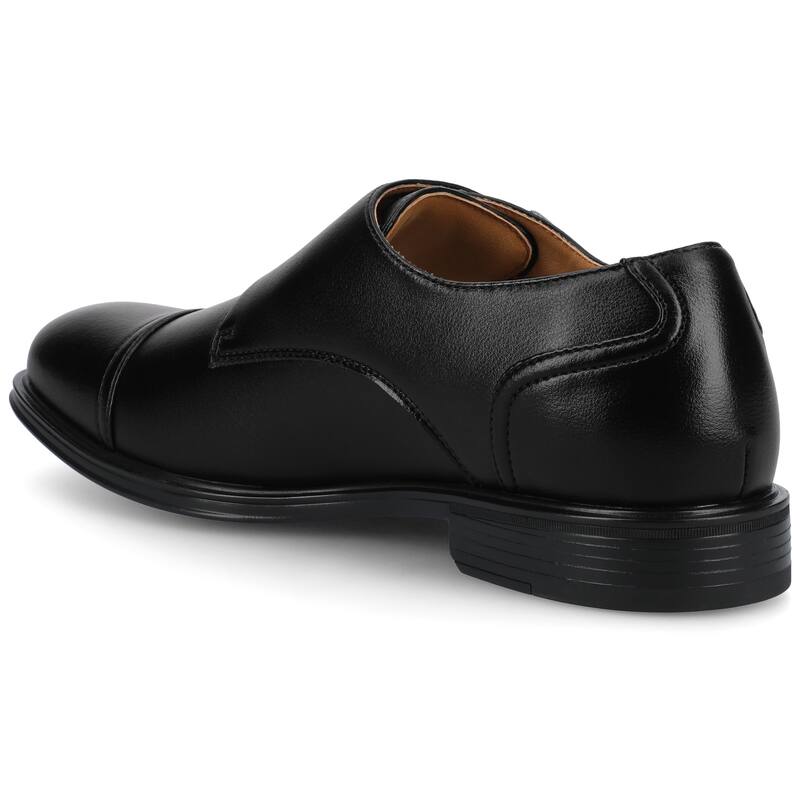 Vance Mens Dillon Cap-toe Double Monk Strap Dress Shoe