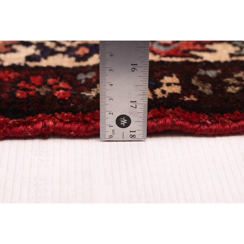 ECARPETGALLERY Hand-knotted Andelz Red Wool Rug - 3'2 x 10'0