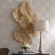 preview thumbnail 3 of 4, Uttermost Ripley Gold Metal Wall Art - 47.24 W x 26.38 H x 3.94 D (inches)