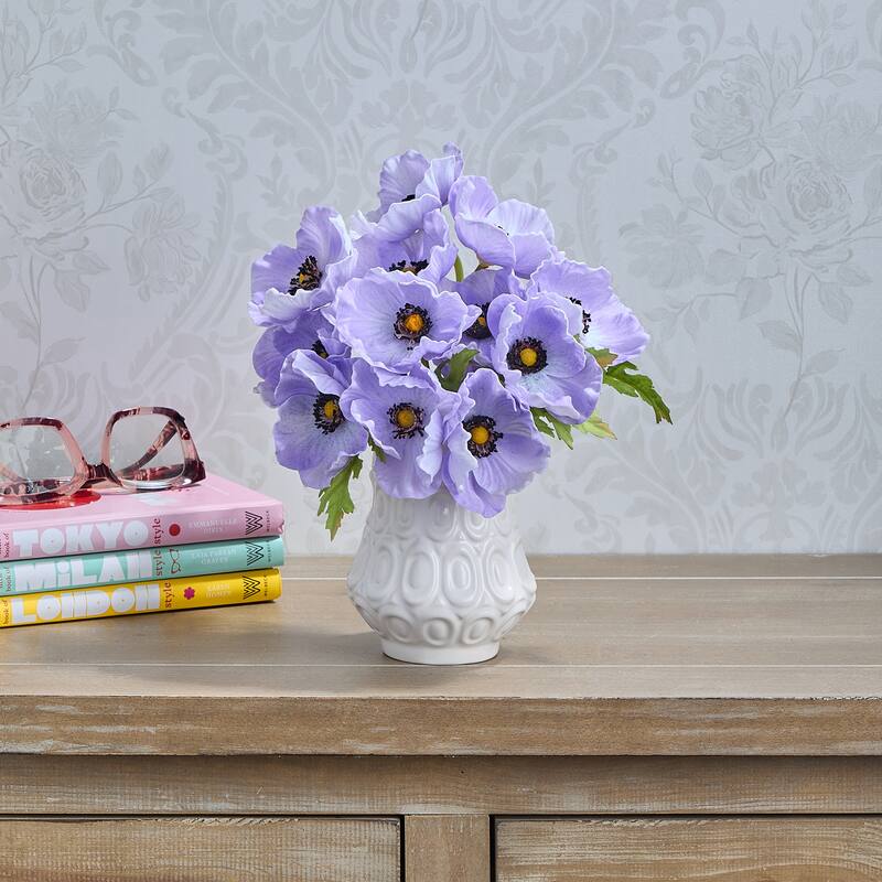 11" Pu Anemone Bundle - Purple