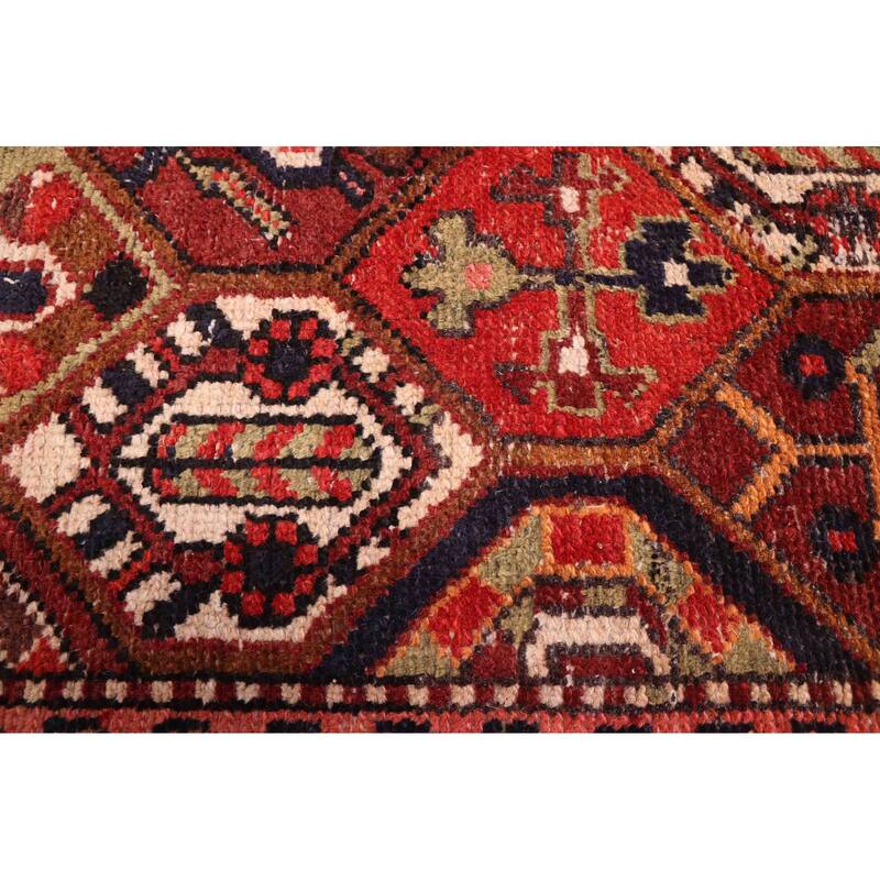 ECARPETGALLERY Hand-knotted Andelz Dark Red Wool Rug - 5'1 x 8'1