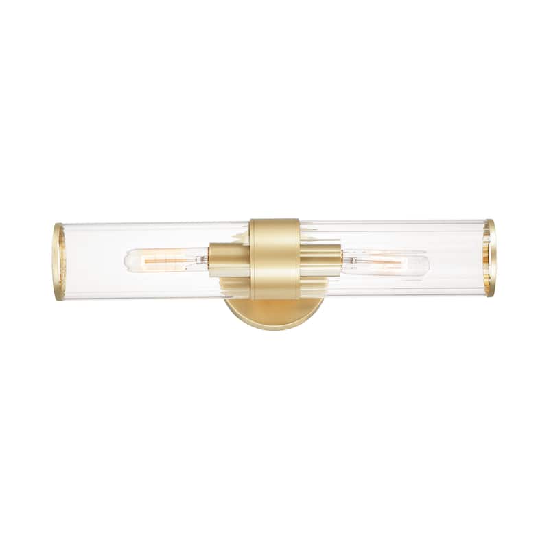 Crosby 2-Light Wall Sconce - Satin Brass