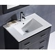 preview thumbnail 13 of 41, Dowell 18" FTB Ceramic Single Bathroom Vanity Basin