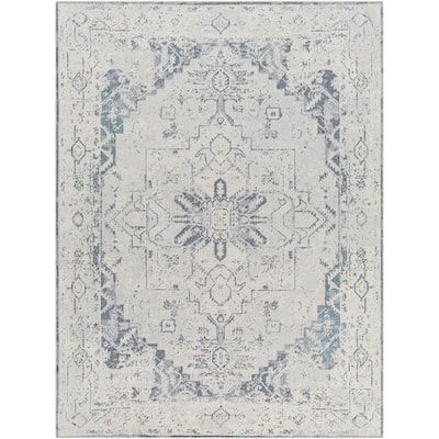 Livabliss Lillian Machine Washable Faded Classic Area Rug
