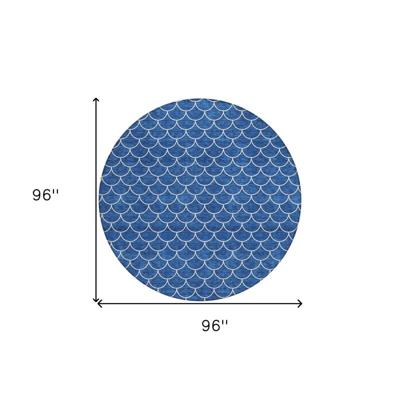 HomeRoots Geometric Transitional Rectangle Outdoor Rug