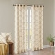 preview thumbnail 5 of 81, Madison Park Westmont Fretwork Print Grommet Top Window Curtain Panel