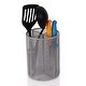 preview thumbnail 2 of 1, YBM Home Silver Mesh Quartet Cup Utensil Organizer Caddy