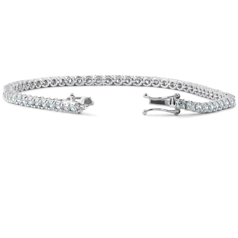 5ct Diamond Tennis Bracelet White Gold