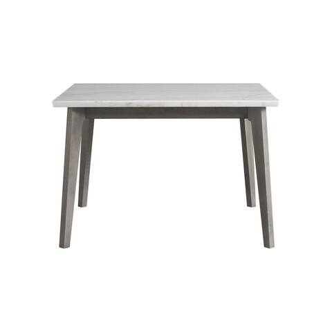 Ashley Furniture Ronstyne Grayish Brown/White Square Dining Room Counter Table - 54"W x 54"D x 36"H