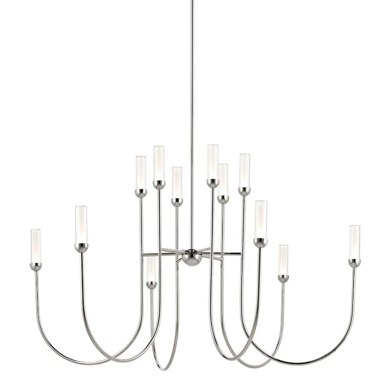 Kichler 52758LED Moraine 50" Wide LED Chandelier - Polished Nickel