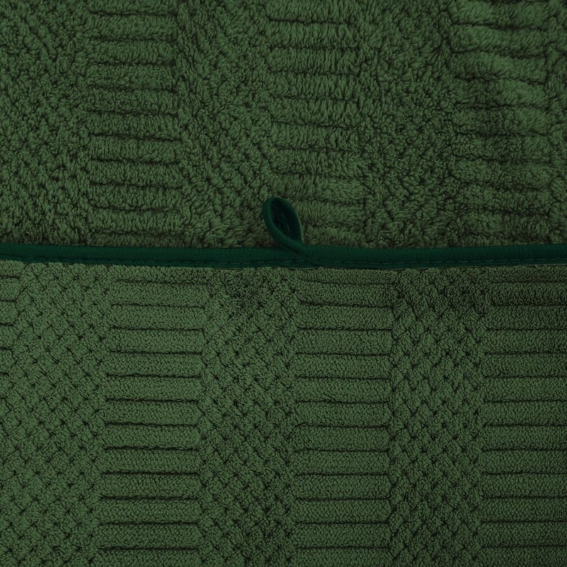 2 Pack Premium Jacquard Fleece Bath Towel, Velvet Highly Absorbent Towels 30"x60"