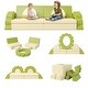 preview thumbnail 1 of 16, 10Pcs Baby Climbing and Crawl Foam-Play Set, Climbing Structure for Toddlers Yellow