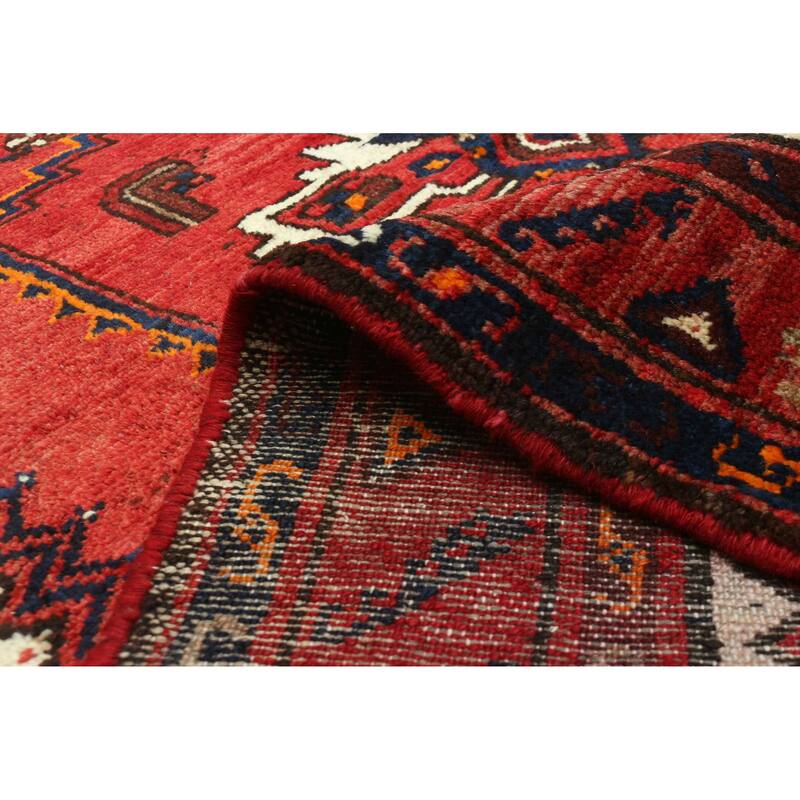ECARPETGALLERY Hand-knotted Andelz Red Wool Rug - 4'2 x 6'4