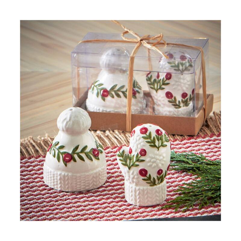 Holiday Hat & Mitten S&P S/2 - Multicolor