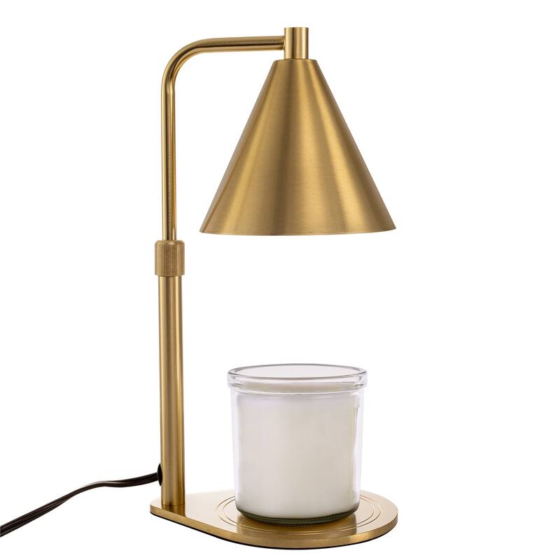 Barn-Style Antique Bronze Wax Melt Lamp with Slim Teardrop Base, Adjustable Dimming, 2-4-8H Timer for Bedroom & Living Room