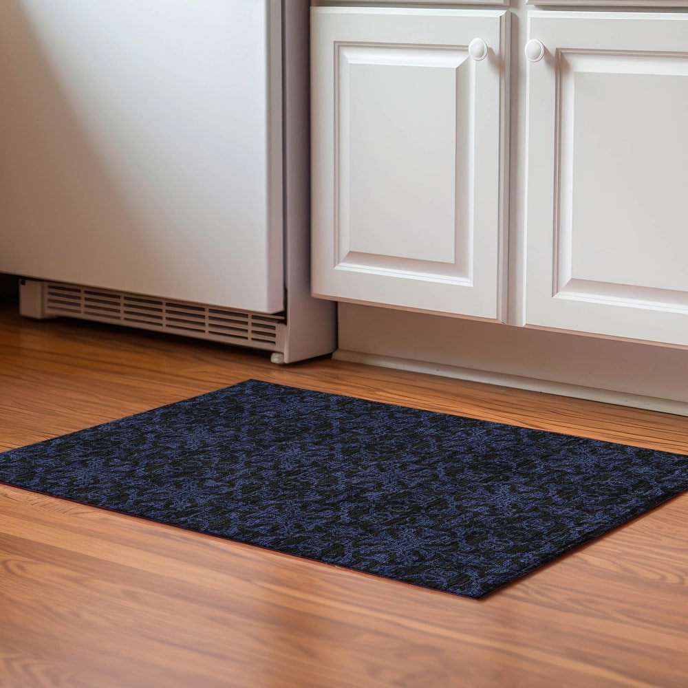 Premium Washable Super Soft Dark Traditional Mayfield Rug