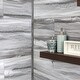preview thumbnail 17 of 35, Palisade 25.6 in. x 14.8 in. Tile Shower and Tub Surround Kit