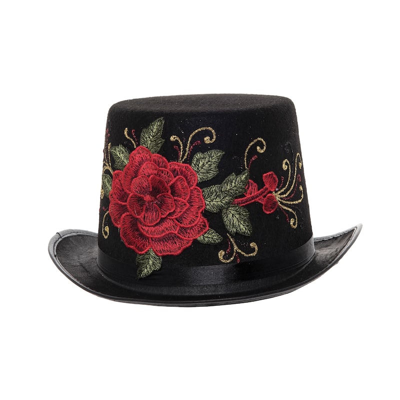 Top Hat With Rose Hat