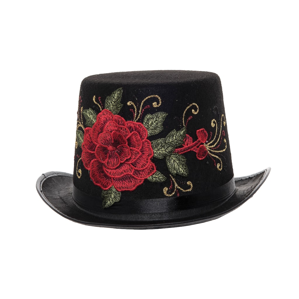 Top Hat With Rose Hat