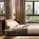 preview thumbnail 5 of 14, Modern LED 6-Light Wall Sconce Black and Antique Gold Bathroom Vanity Light - W 6.7" x H 16.1"