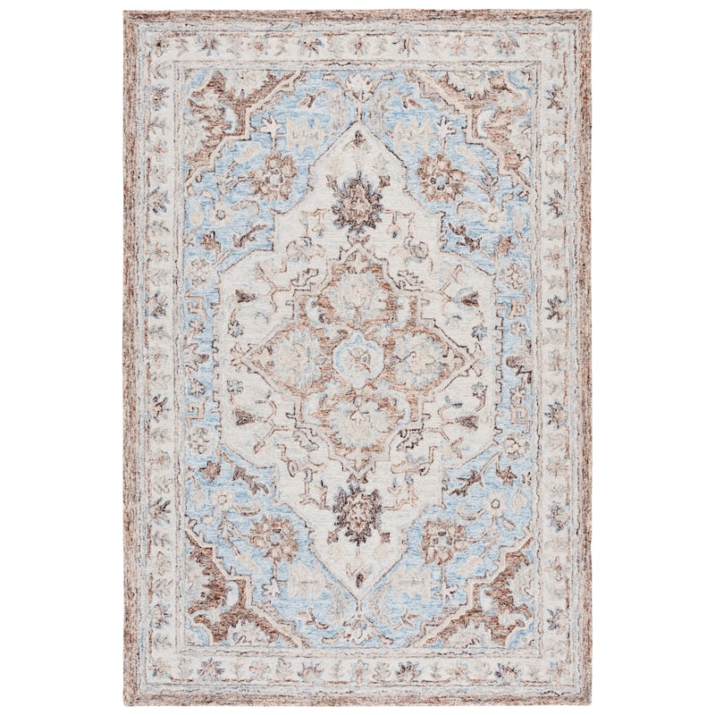 SAFAVIEH Handmade Metro Feta Wool Rug