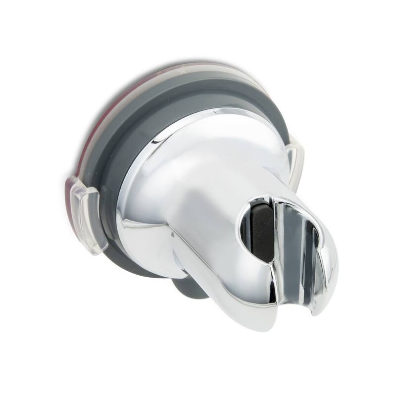 Wall Suction Bracket Shower Head Holder - Polished Chrome - Polished Chrome