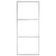 preview thumbnail 71 of 71, vidaXL Walk-in Shower Wall multi size Half Frosted ESG Glass Black