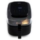 preview thumbnail 1 of 5, Aria 5Qt Panoramic Air Fryer, 180-Degree View, Generous Cooking Capacity, 10 Tailored Presets 5Qt