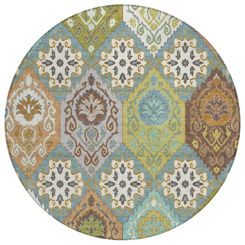 Machine Washable Indoor/ Outdoor Global Bayfield Chantille Rug