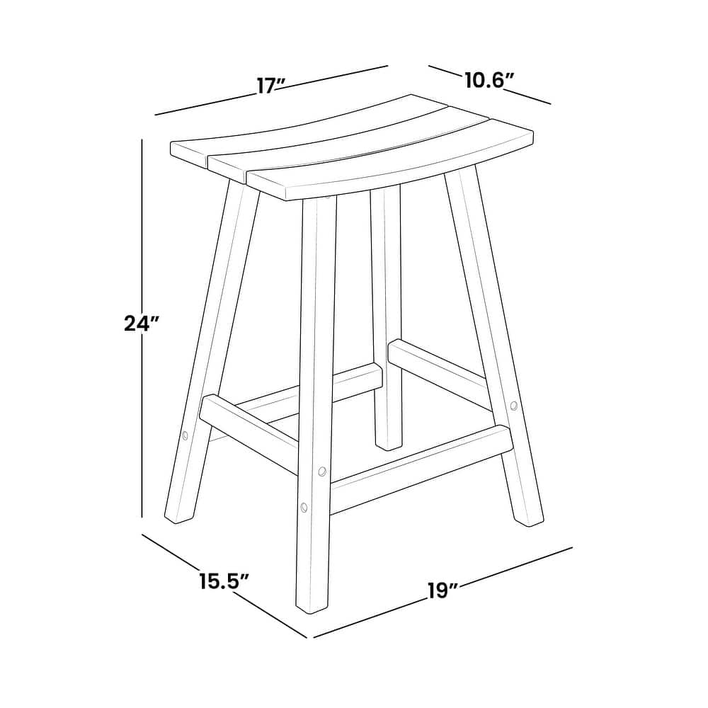 Laguna Hdpe All Weather Outdoor Patio Bistro Counter Set (3-Piece Set)