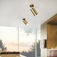 preview thumbnail 14 of 68, Modern Brass 1-Light Ceiling Spotlight - Adjustable