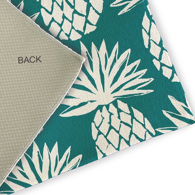 Pineapple Pattern Indoor/Outdoor Rug