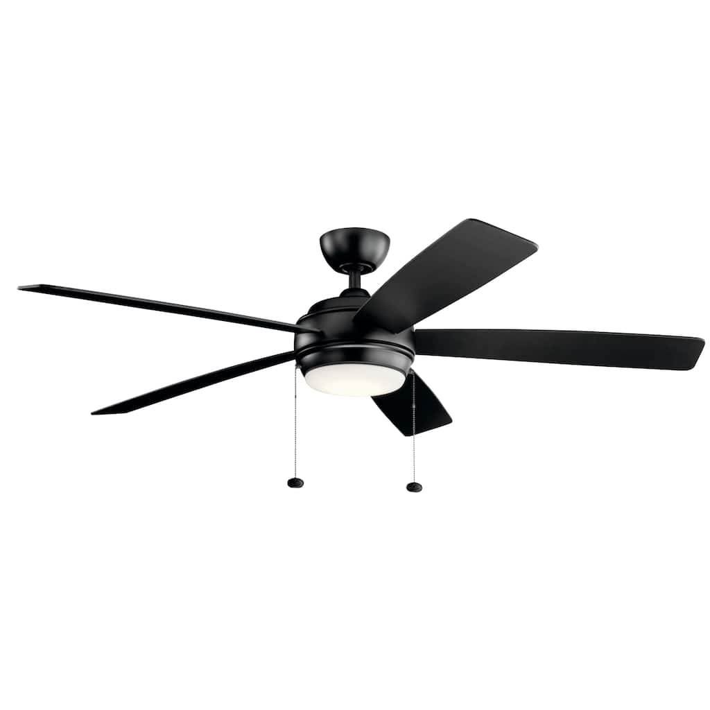 Kichler Lighting Starkk 60-inch LED Ceiling Fan Satin Black