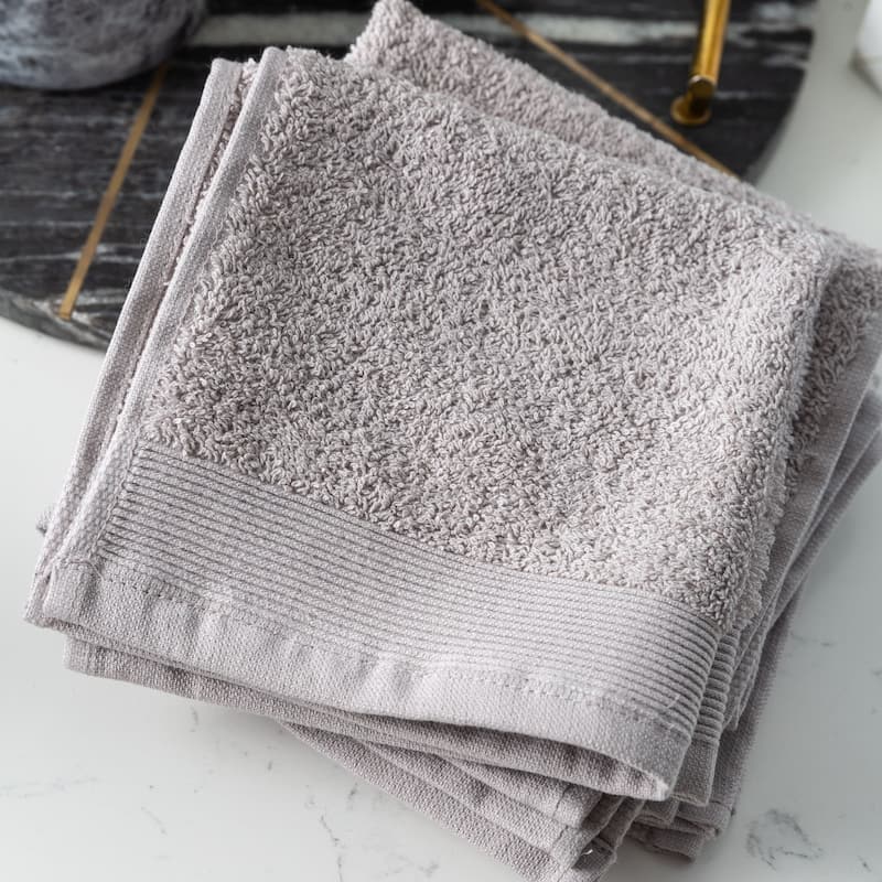 Fabstyles Camelot Face Towel Zero Twist 600 GSM Cotton Set of 6 - 13"x13"