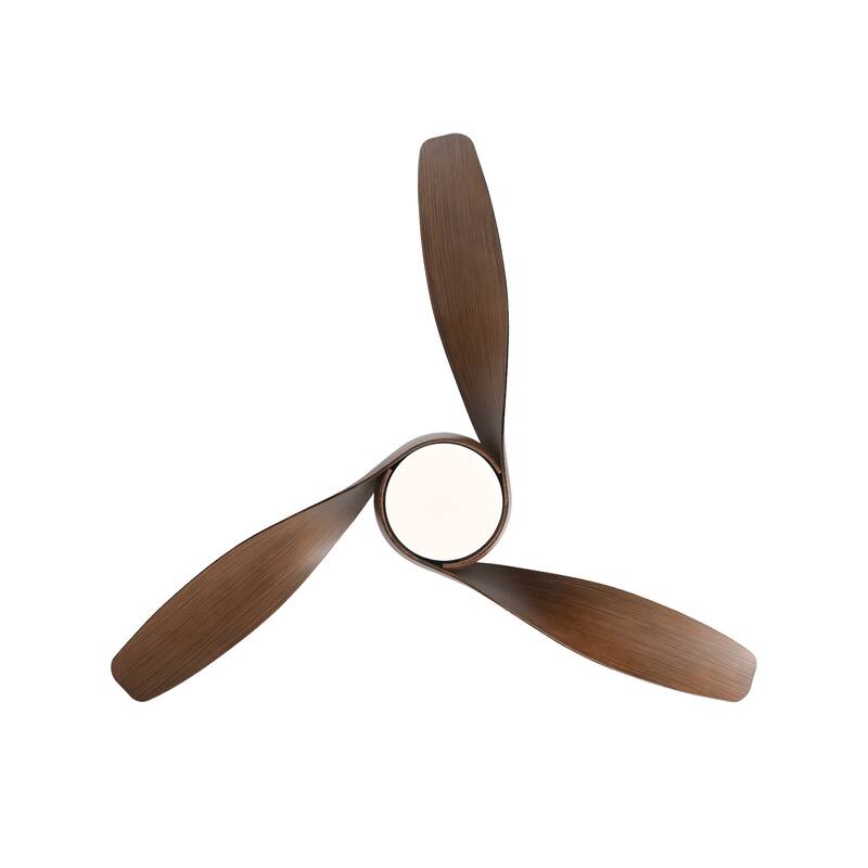 52 in. 3 Blades LED Indoor Smart Ceiling Fan with Remote Control