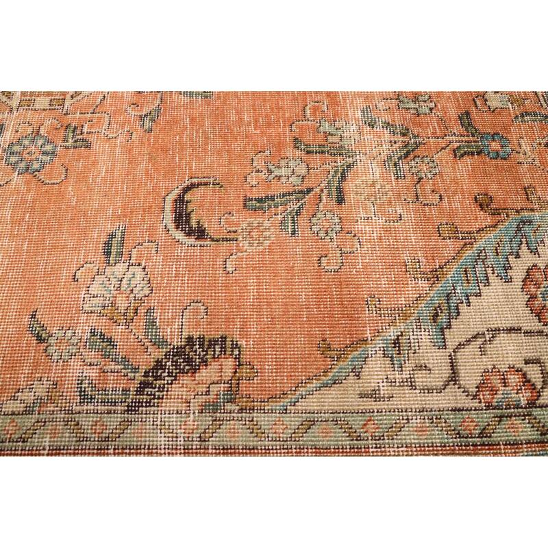 ECARPETGALLERY Hand-knotted Antalya Vintage Copper Wool Rug - 7'2 x 10'2