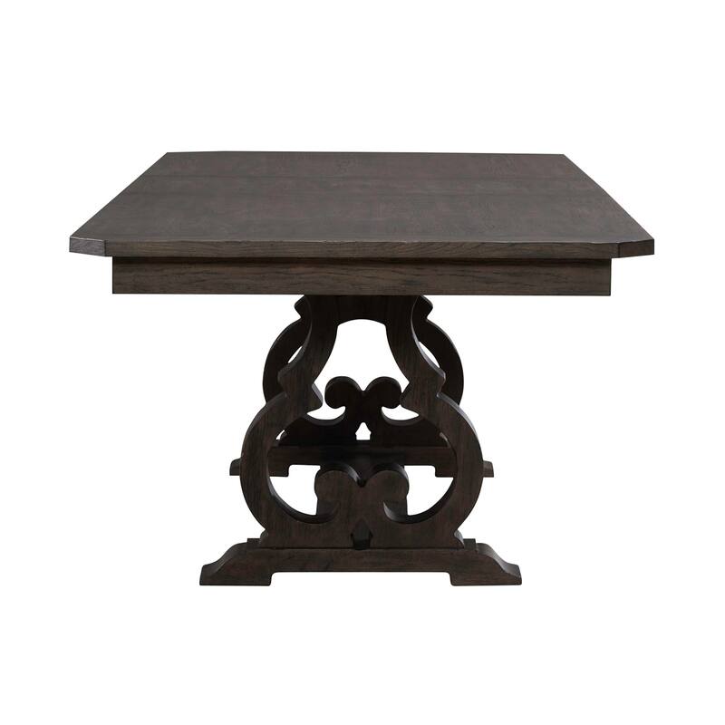Liberty Furniture Grant Park Dining Set with Expandable Trestle Table and Chairs- 5 or 7 Piece