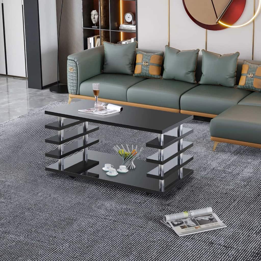 Modern LED Mobile Coffee Table