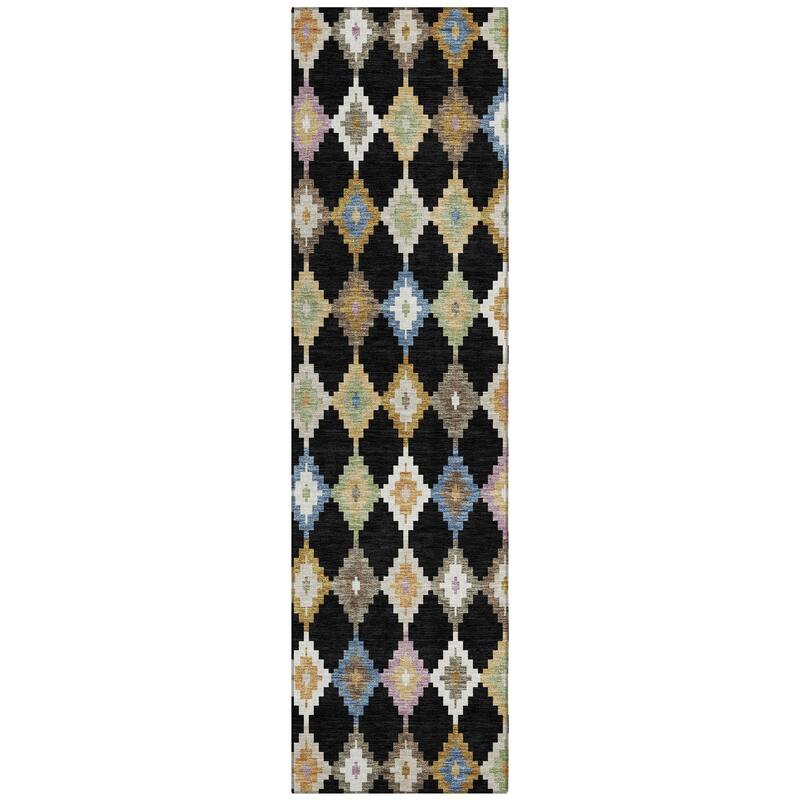 Machine Washable Indoor/ Outdoor Global Ahmet Chantille Rug