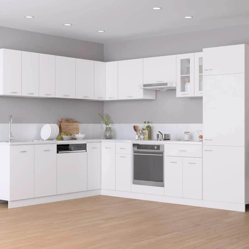 vidaXL Kitchen Cabinet Storage Cupboard Under Sink Organizer Engineered Wood