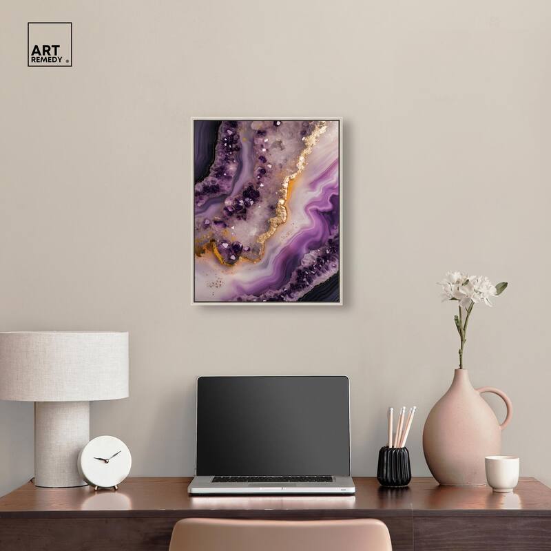 Amethystine Dream I Canvas by Art Remedy