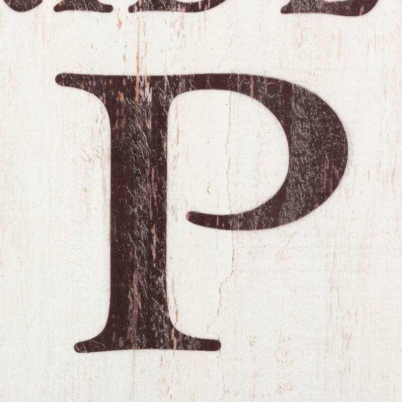 Set of 2 47.25-Inch High Wood Harvest Porch Signs